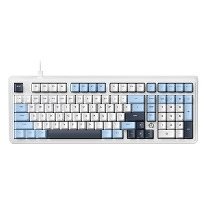 AJAZZ AK980 98-Key Wired Gaming Mechanical <strong>Keyboard</strong> Type C with Red Switch Color Lighting for Desktop English Language - Product Image 1