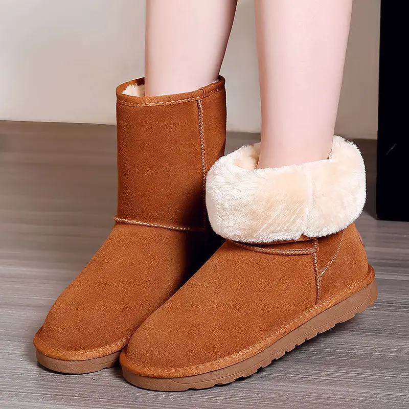 Botas De Nieve 2023ผู้หญิงแนวโน้มแฟชั่นขายออสเตรเลียฤดูหนาวผู้หญิงรองเท้าหิมะ