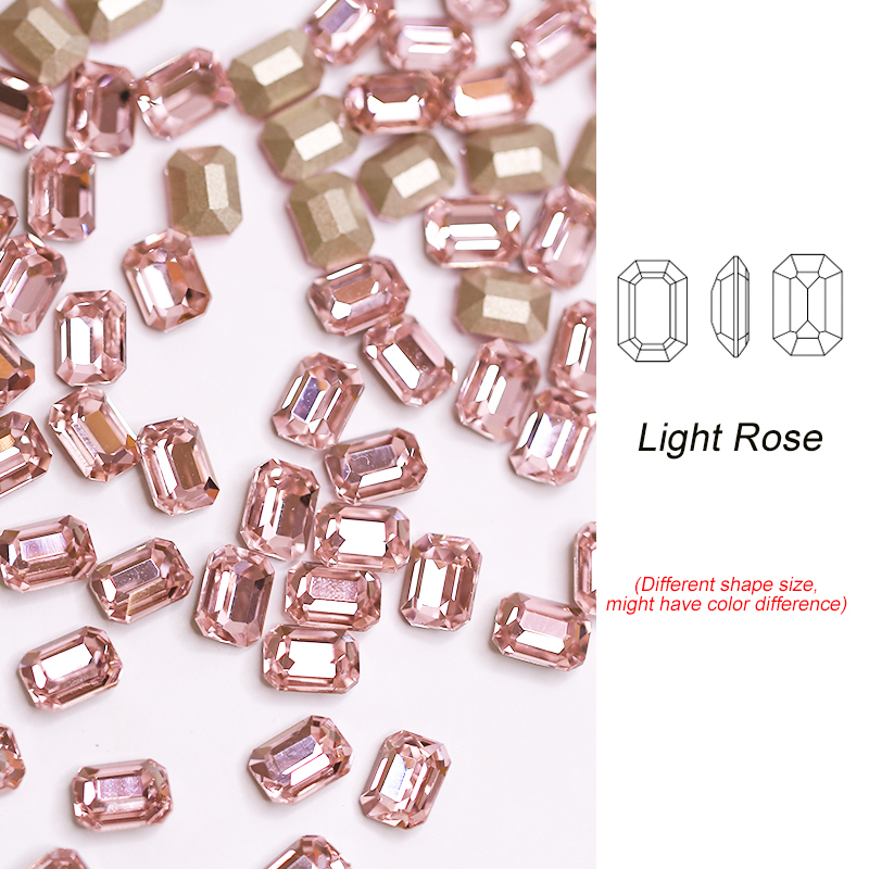 Curved Octagon-Light Rose(223)