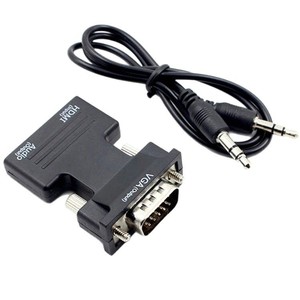 HD <strong>Computer</strong> Display for H DMI Female to VGA Male Adapter Converter with Audio for Projector &amp; Set-Top Box - Product Image 5