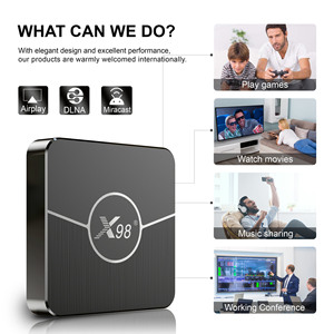 S905W2 4K yüksek çözünürlüklü WiFi dört çekirdekli işlemci Set-top Box ile 2025 X98plus ağ Android 11 TV kutusu - Product Image 5