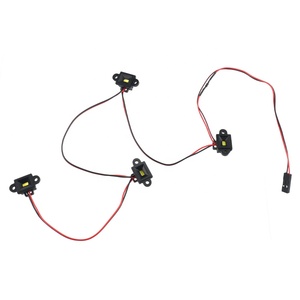 Bánh xe lông mày vòm khung gầm đèn 4 đèn LED ánh sáng <span class=keywords><strong>Kit</strong></span> cho trx4 trx6 1/10 RC xe phụ tùng - Product Image 4