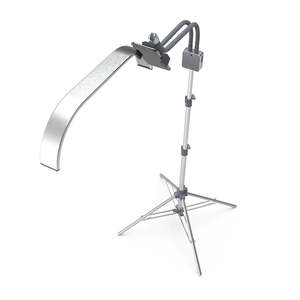 Glamcor triod לעמוד אופק HD מעוקל HD 2 צבעים טמפרטורה עם מחזיק טלפון אוניברסלי & שלט רחוק