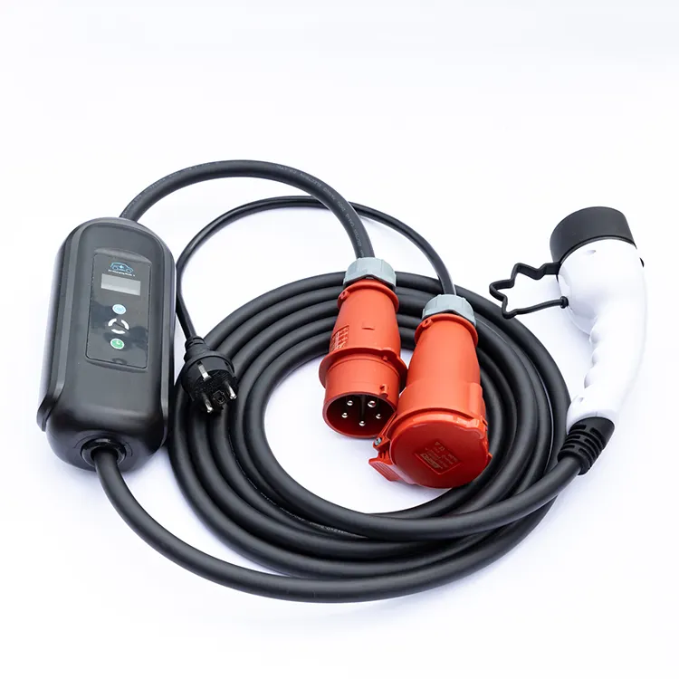 Ev Charger Box Wholesale Price 7kw Current Adjustable Universal Portable Ev Charger Charging Box