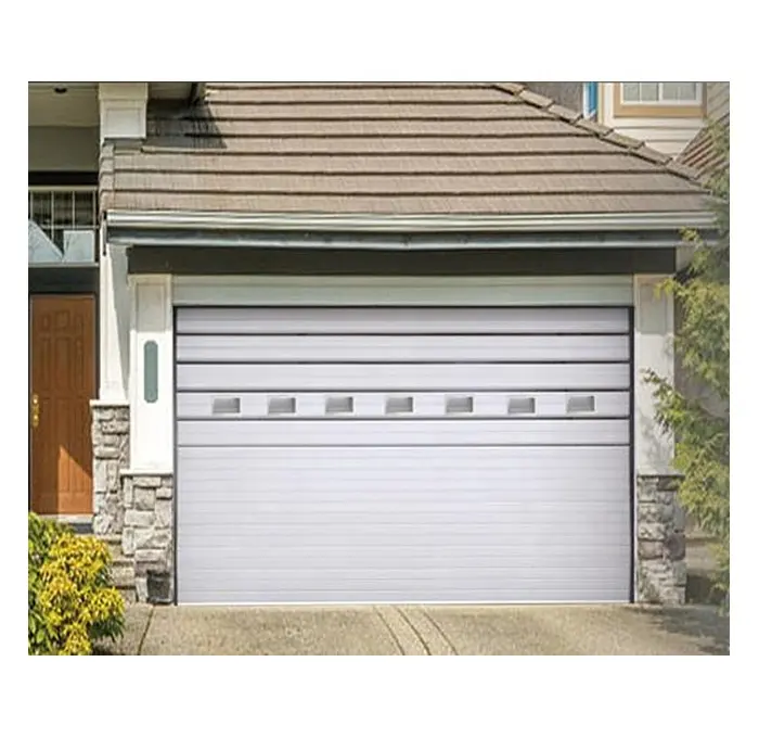 Automatico Residenziale Impilabile Scorrevole Porta Del Garage per la Casa
