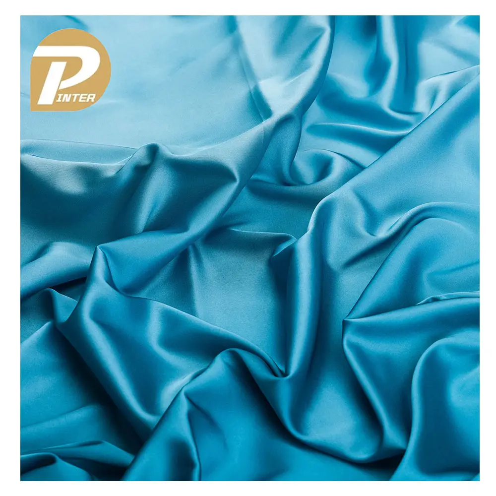 Tecido de seda de cetim com estampa digital personalizada de desenho ombre padrões de venda quente