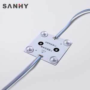 220V 12V 3030 Diffuse Reflection <strong>LED</strong> Module 68 * 68mm 4led square Light Sheet Soft Film Ceiling Light Sourcet Box Light Source - Product Image 3