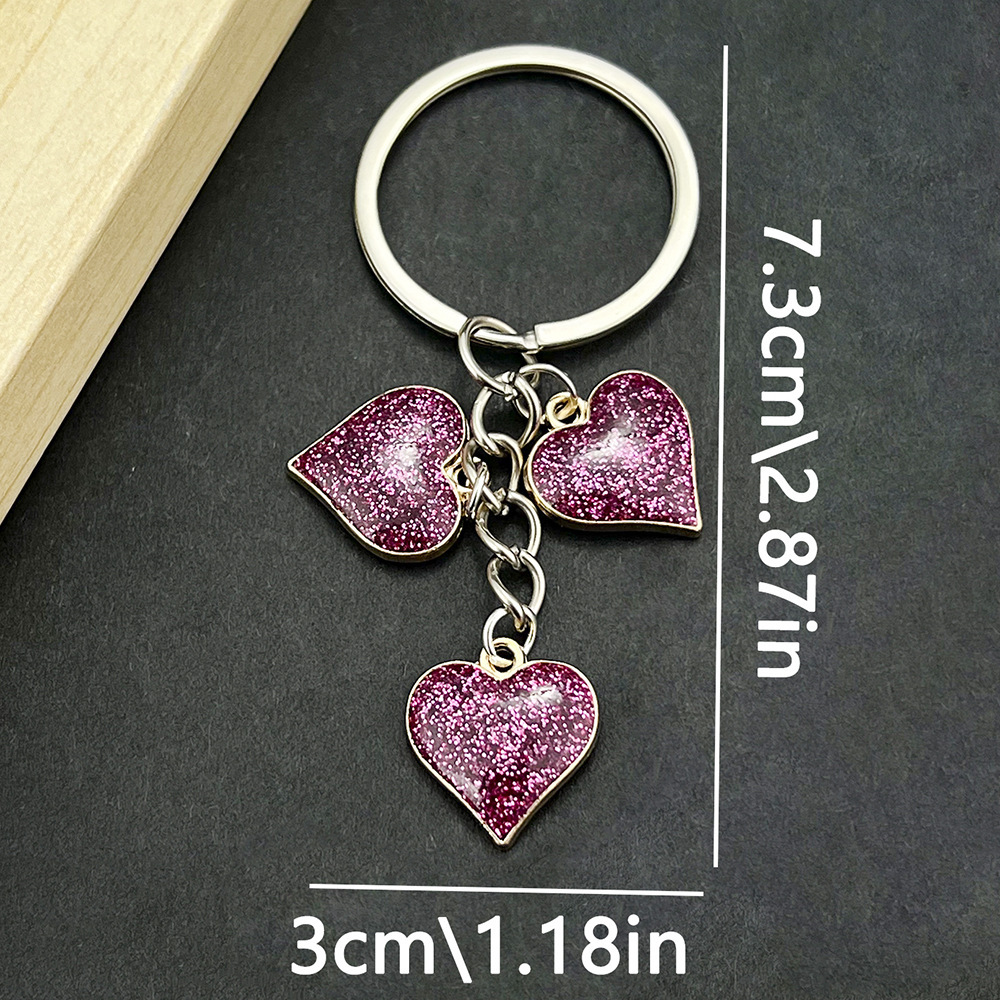 1 oil-drop purple heart keychain-er413-93g
