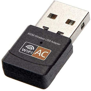 Epsilon Wireless Usb Wifi Adapter 600mbps Network Card 2.4 <strong>5ghz</strong> <strong>Wi</strong>-<strong>fi</strong> Receiver Usb Lan Ethernet Receiver - Product Image 1