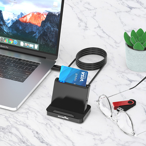 Rocketek ISO7816 CAC เครื่องอ่านบัตร Usb EMV เครื่องอ่านบัตรสมาร์ทที่มีชิปการ์ดอะแดปเตอร์ - Product Image 1