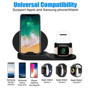 3 in 1 ไร้สายชาร์จสำหรับ Apple นาฬิกาสำหรับ Airpods,Qi Fast Wireless CHARGING Station สำหรับ iPhone - Product Image 4