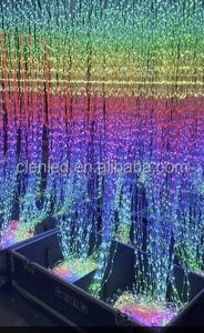DMX Led Matrix Iluminación Escenario Reproducción automática Diagrama de píxeles volumétricos Efectos interactivos 3D 62,5mm Distancia Negro/Blanco Led String - Product Image 2