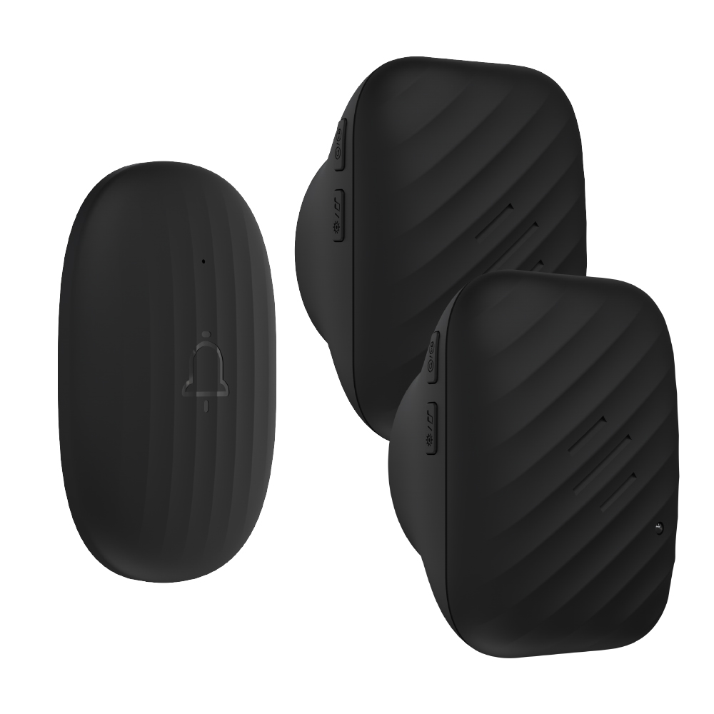 Noir1Bouton+2Récepteur