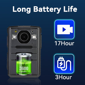 Two Way Audio Intercom Body Worn Camera One Big PTT Button High Volume Sound Clear 4G Walkie Talkie with Recording <strong>Function</strong> - Product Image 2