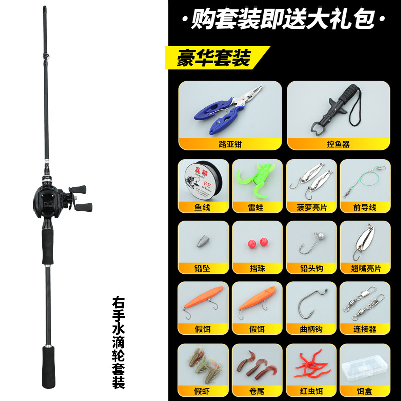 Grip and right-hand teardrop wheel set (deluxe version)
