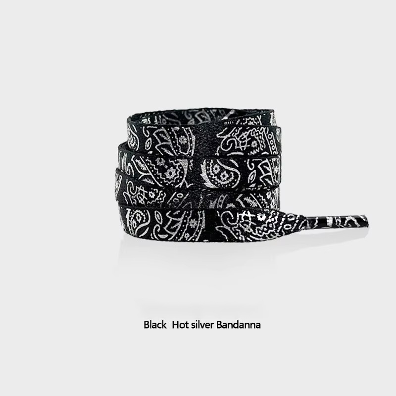 Bandana noir argenté chaud