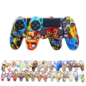 Low Moq Custom Water Transfer Print Controller Rubber Silicone Wrap Slim Skin Grip Cover for PS4 <strong>Dualshock</strong> 4 Gamepad Controller - Product Image 1