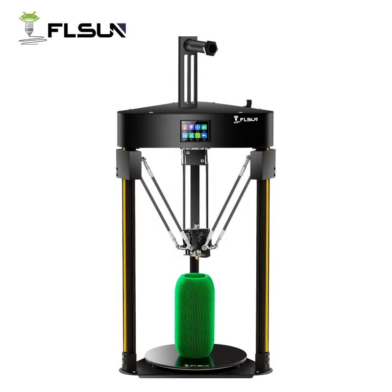 Flsun-impresora 3D Q5 de gran tamaño, d200 x 200mm, nivelación automática, preensamblado, TFT, placa de 32bits, Delta