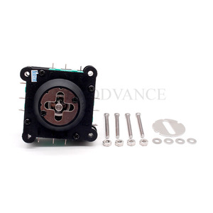 5A 240V 4NO4NCスイッチ (プッシュボタンスイッチ付き) 固定ネジ4ポジションモーメンタリージョイスティックスイッチV4-YQ-04R2G - Product Image 2
