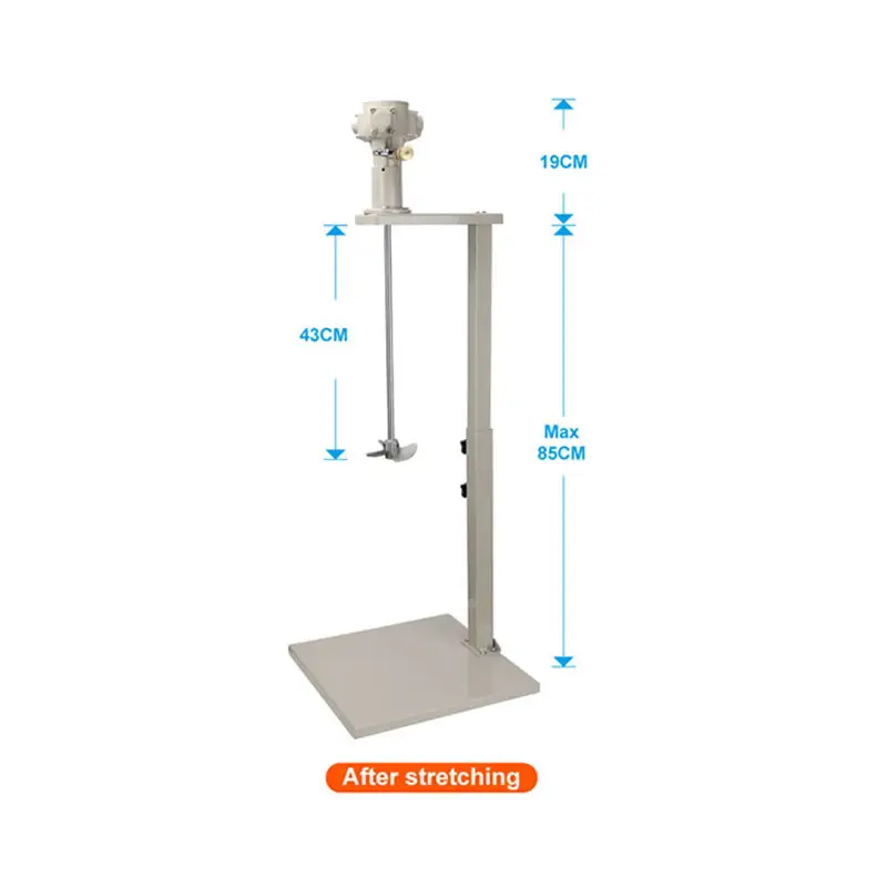 Agitador de aire de elevación Manual de 5 galones, licuadora de 20L, agitador, mezclador de pintura neumático con revestimiento de soporte, máquina mezcladora de pegamento de tinta