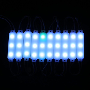 โมดูลไฟ LED โมดูลแสดงผลแบบ COB 12V ชิปไฟแบคไลท์3ดวงใช้เป็นตัวอักษรโฆษณาโมดูล LED IP67