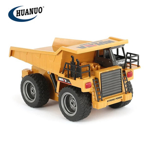 1/18 ölçekli 6CH 4WD Rc DAMPERLİ KAMYON oyuncaklar Diecast Metal Rc damperli iş makinesi modeli - Product Image 3