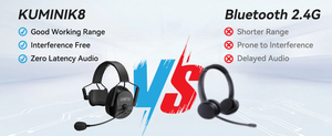 Sistema de intercomunicación inalámbrico dúplex completo de largo alcance de doble oído con 2 auriculares de un solo oído - Product Image 6