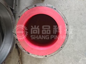 Shangpinパイプラインまたはサイクロンライニング用カスタマイズSPX輸入耐摩耗性レッドゴム素材 - Product Image 2