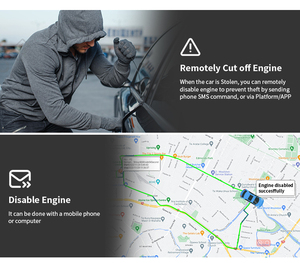 Aşırı hız Buzzer Alarm Sos Alarm motor kesim gerçek zamanlı konumlandırma Gps izci için motosiklet araba - Product Image 5