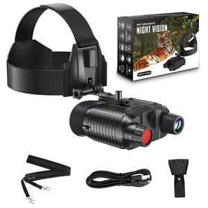 Yetişkinler için 4K kafa monte gece görüş gözlüğü dürbün manuel odak 8X dijital Zoom ile kızılötesi NVG avcılık için, kamp - Product Image 6
