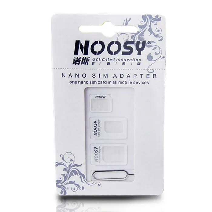 Noosy – Kit d'adaptateur de carte Micro SIM 4 en 1, support d'outils pour accessoires de téléphone portable