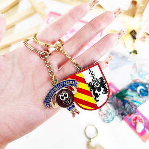 2024 <strong>New</strong> Trend Custom Metal <strong>Keychain</strong> with Custom Designs Wholesale Good Price Hard Soft Enamel Keychains - Product Image 2