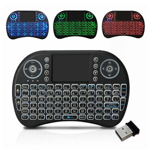 I8 Lithium Battery with RGB Waterproof Mini Wireless <strong>Keyboard</strong> 2.4G Wireless Air Mouse <strong>Keyboard</strong> for <strong>Computer</strong> - Product Image 3