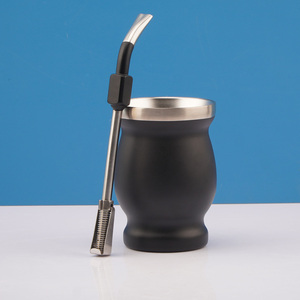 不锈钢金属yerba mate Bombilla吸管，带青铜热扩散器，新型独特的拆卸系统，易于清洁 - Product Image 4