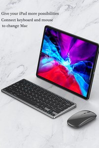 Combo de ratón y teclado de modo dual BT 2,4 Ghz carga inalámbrica juego de teclado y ratón de oficina silencioso - Product Image 4