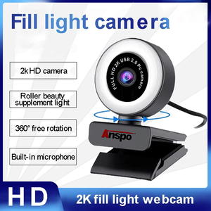 5MP USB Webcam Tự Động Tập Trung Cho Trò Chuyện Phòng Hội Nghị Cuộc Họp Live Streaming Máy Tính Xách Tay Máy Tính Vòng Ánh Sáng USB Máy Ảnh An Ninh - Product Image 2