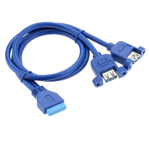 สายเมนบอร์ดเคสคอมพิวเตอร์20ขาตัวเมีย USB 3.0ตัวเมียไปยัง19PIN IDC ตัวเมีย - Product Image 5