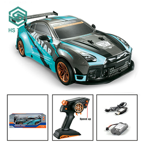 HS 2.4G yüksek hızlı sürüklenme yarış hobi radyo kontrol PVC paletli 1/10 ölçekli modeller RC spor araba USB - Product Image 4