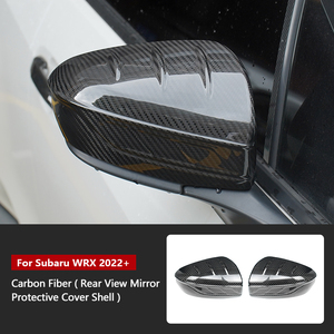 Shasha karbon Fiber dış aksesuarlar yan ayna konut Subaru WRX 2022 dikiz aynası koruyucu kapak kabuk için değiştirin - Product Image 6