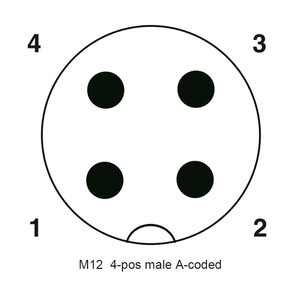 Su geçirmez ip67 düz montaj 4pin sensörü konnektör fişi kablo paneli monte pcb a d kod dişi m12 4 pinli konnektör - Product Image 5