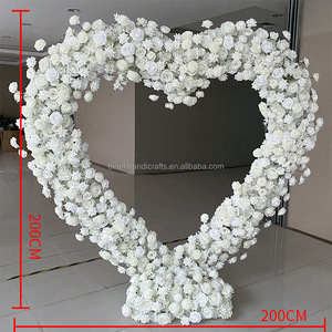 Romantic <strong>Heart</strong> Design Rose Floral Holder Wedding Reception Decor Faux Flower Display - Product Image 6
