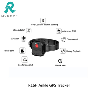IP68 Rastreador GPS a prueba de agua Alarma de manipulación Batería fuerte 4G Monitor de tobillo PC Android App View Glonass/GSM/Wifi 2G 1 año - Product Image 4