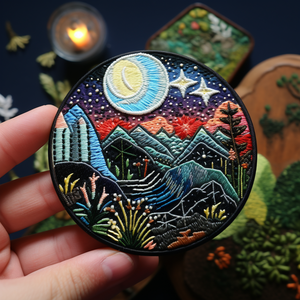 Wholesale Popular Eco-Friendly Self-Adhesive Embroidery <strong>Elastic</strong> Printed <strong>Hook</strong> <strong>and</strong> <strong>Loop</strong> Fastening Tape with Applique Patches - Product Image 2