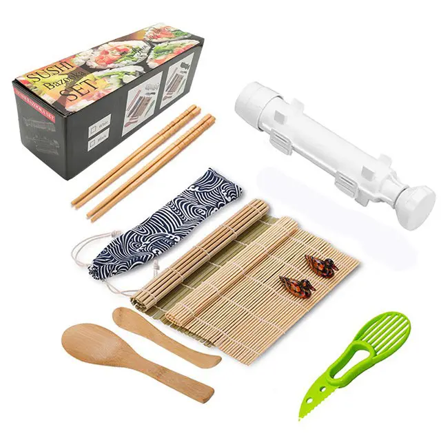 Großhandel Sushi Make Kit Bambus Sushi Tools Hotsale Bazooka für die Küche