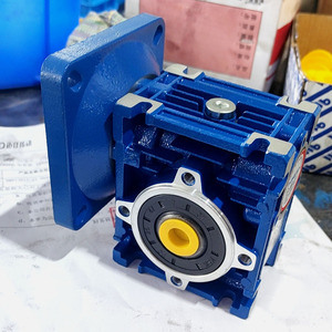 Relación RV NMRV30 15 Puede ser manual Reducción de vibración baja Caja de cambios servo de accionamiento pequeño Engranaje helicoidal Reductor de velocidad chino de fábrica - Product Image 2
