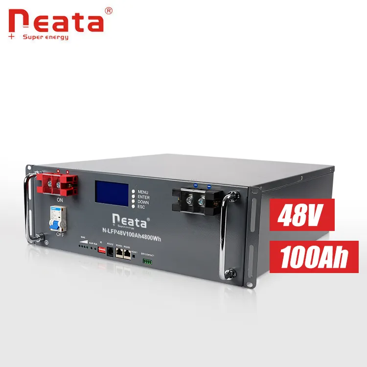 Neata высокое качество заряжаемые 48V 51,2 V 100Ah 200Ah LiFePO4 литиевая батарея для система Home Energy Storage