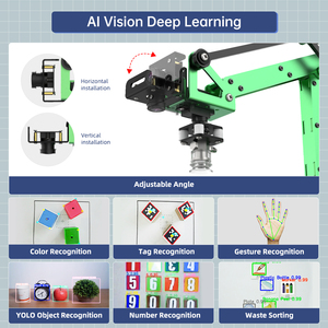 Hiwonder JetMaxPythonプログラマブルJETSON NANOROSオープンソースAIビジョン認識ロボット教育用ロボットアームキット - Product Image 2