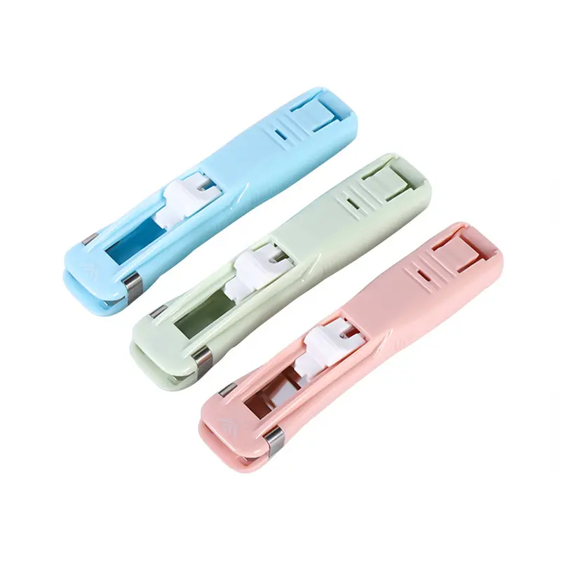 Màu đẩy Clip văn phòng phẩm tập tin phân loại Clip Snack con dấu ràng buộc Clip