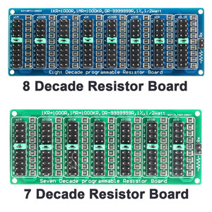 Green Blue 8 Decade <strong>Resistor</strong> Board 0.1R - 9999999R Programmable <strong>Resistor</strong> Resistance Board Mode 0.1R Resistance Mode - Product Image 2