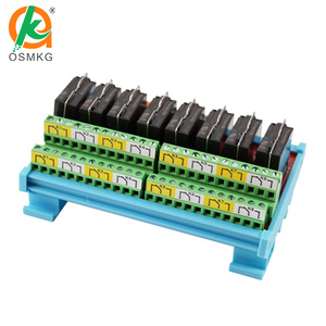 Oshangming 5A 2NO 2NC IO Board 8 Input 8 <strong>Relay</strong> <strong>Output</strong> Board 12V/24V <strong>Relay</strong> Module for PLC - Product Image 1